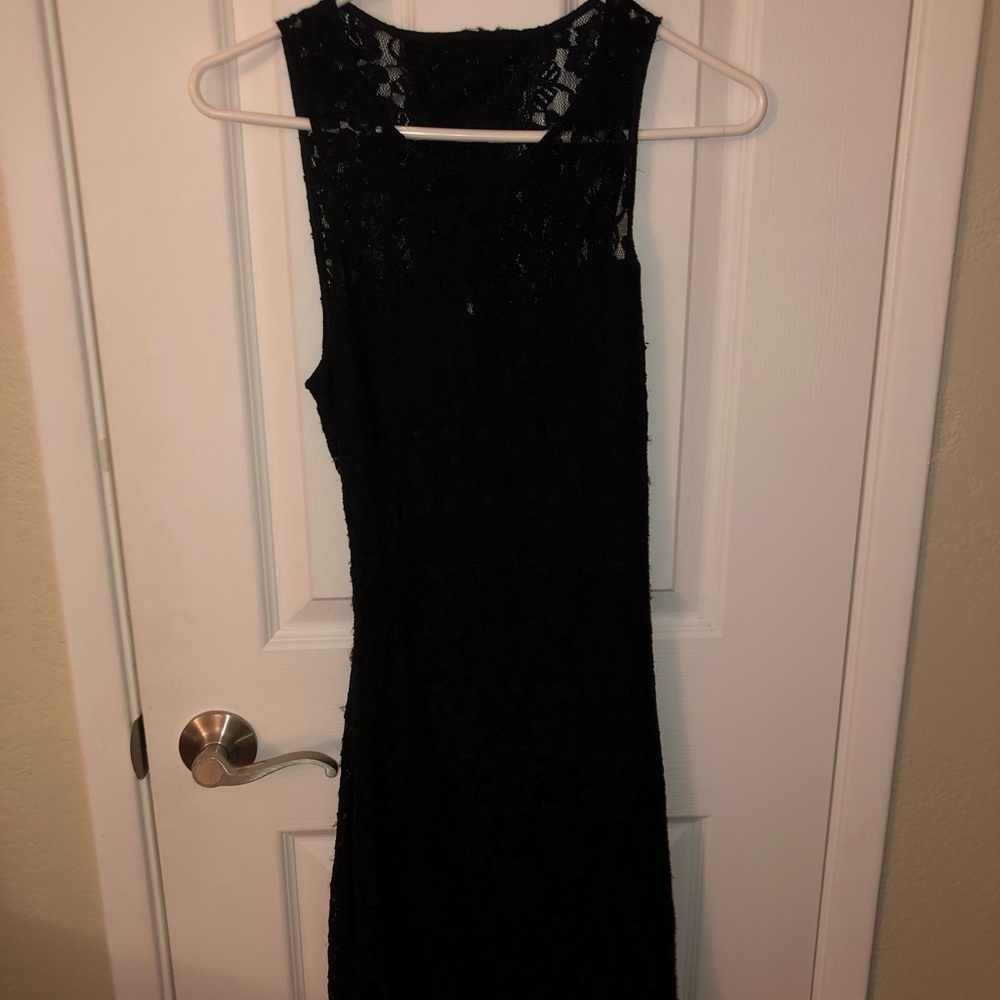 Women’s black lace dress